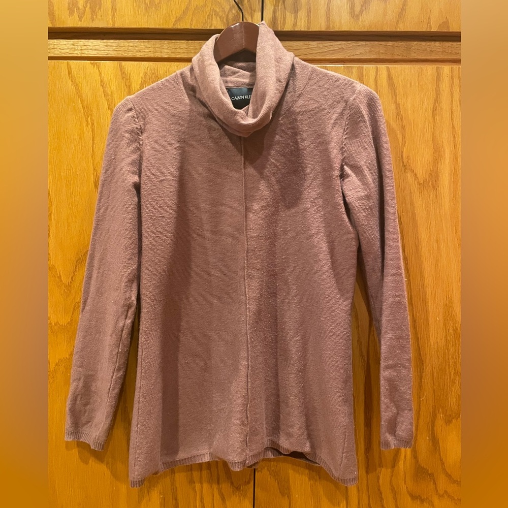 Calvin Klein Jeans Mauve Turtleneck Sweater